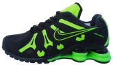 Tênis Nike Shox Turbo 13 Preto e verde