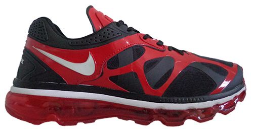 Tênis Nike Air Max 2012 Preto e Vermelho