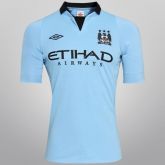 Camisa Umbro Manchester City Home 12/13 N°45