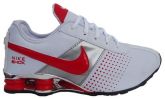 Nike Shox Deliver Branco e Vermelho