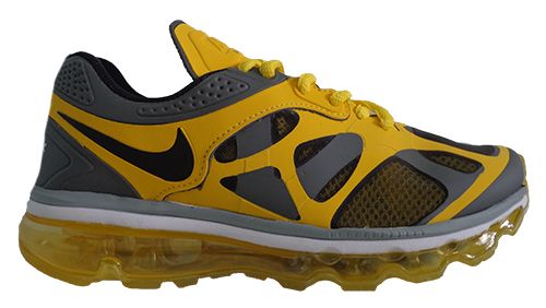 Tênis Nike Air Max 2012 Grafite e Amarelo