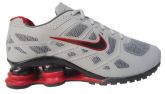 Tênis Nike Shox Turbo 12 Cinza com Vermelho